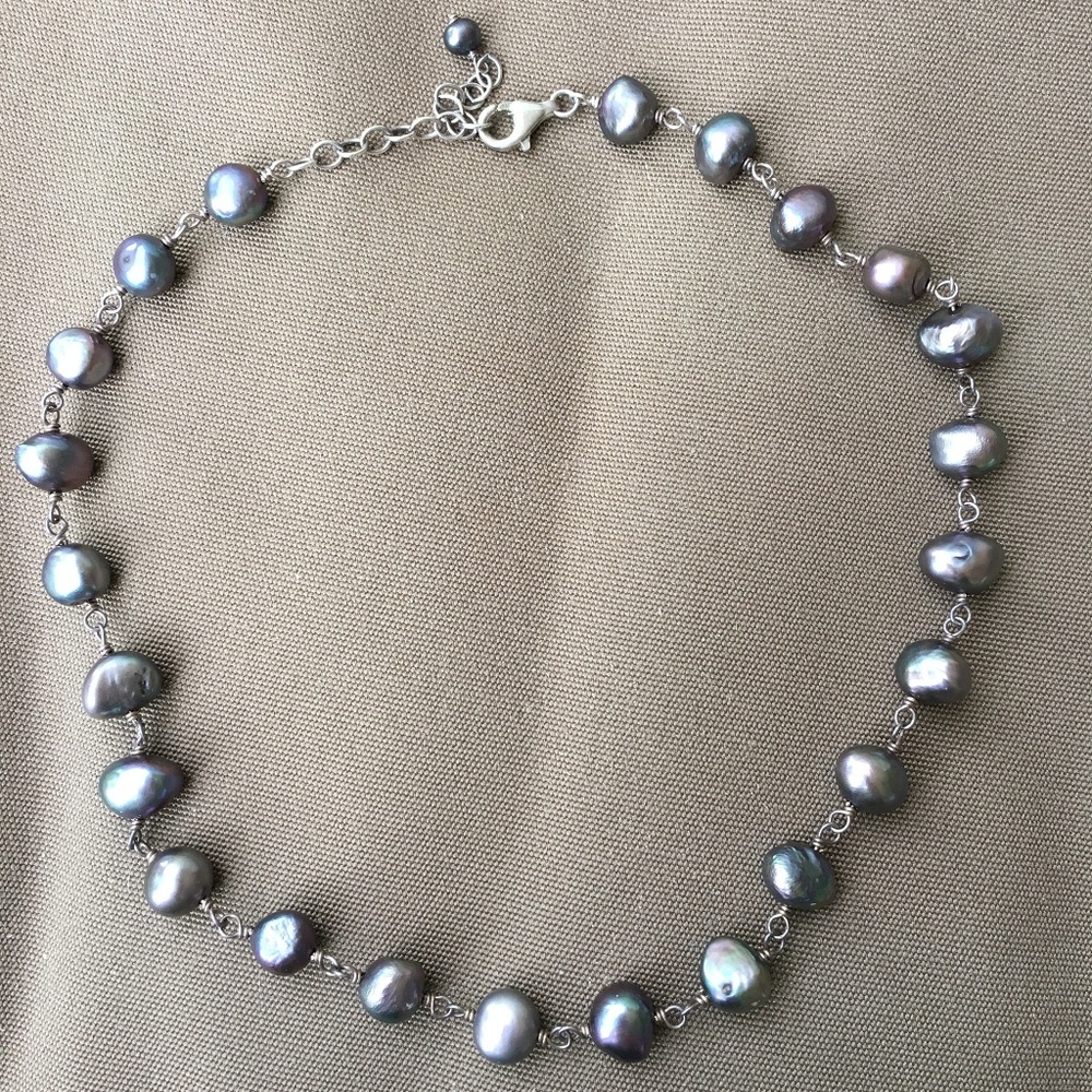 Silpada Sterling Silver Freshwater Pearl Necklace